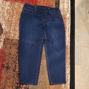 Time And True Women's Pull On Blue Jeans